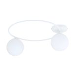 Emibig Plafonnier Sopra Acier Blanc | Convient pour 2x E14 - Max 10W