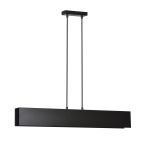 Emibig Suspension Luminaire Gentor Acier Noir | Convient pour 3x E27 - Max 15W