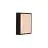 Nordlux Oliver Applique Murale Carré Noir 9W 600lm - 827 Blanc Très Chaud