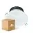 Lot 4x Philips Downlight LED Coreline DN142B Aluminium Blanc 19.2W 2300lm 60D - 830 Blanc Chaud | Diamètre 200mm - IP20 - Blanc Réflecteur
