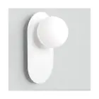 Emibig Mur et Plafonnier Viva Acier Blanc | Convient pour 1x G9 - Max 8W