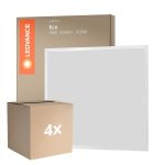 Voordeelpak 4x  Ledvance LED Paneel Eco 36W 3600lm 830 Warm Wit | 60x60cm - UGR <22
