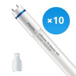 Voordeelpak 10x Philips LED Buis T8 MASTER (EM/Mains) High Output 12.5W 2000lm - 830 Warm Wit | 120cm - Vervangt 36W