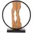 Brilliant Tafellamp Chaumont Aluminium Metaal Hout Zwart 6W 850lm - 830 Warm Wit