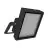 Ledvance LED Floodlight High Mast Aluminium Zwart 470W 70000lm 90D - 757 Koel Wit | IP66 - Symmetrisch - Excl. Driver