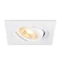 SLV New Tria 75 Spot Aluminium Wit Vierkant | Zaagmaat 75mm - Geschikt voor 1x GU10 