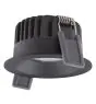Ledvance LED Spot Fix Aluminium Zwart 8W 640lm 36D - 927 Zeer Warm Wit | Zaagmaat 68mm - IP44 - Beste Kleurweergave - Dimbaar