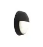 Ansell LED Bulkhead Helder Circulair Ooglid Zwart 12W 1058lm - 830-840-865 CCT | 215mm - IP54 