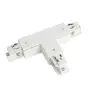 3 Fase T-connector V Aarde Rechts - Wit