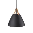DFTP by Nordlux Pendelarmatuur Strap 48 Zwart - Metaal | E27 Max 40W