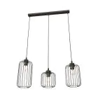 Emibig Hanglamp Vander Staal Zwart | Geschikt voor 3x E27 - Max 15W