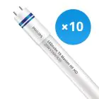 Voordeelpak 10x Philips LED Buis T8 MASTER (HF) High Output 20W 2900lm - 830 Warm Wit | 150cm - Dimbaar - Vervangt 58W