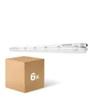 Voordeelpak 6x Ledvance LED Waterdichte Montagebalk Vochtbestendig 46W 6400lm - 840 Koel Wit | 150cm