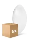 Voordeelpak 5x Ledvance Surface Circulair 400 24W 830 1920lm Wit IP44 | Warm Wit
