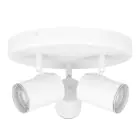 Eglo Plafond Spot Consuma 1 Staal Wit | Geschikt voor 3x GU10